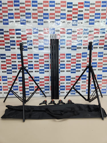 Soporte fondo fotografía 2x3m con abrazaderas UNIDEAL
2 * 3 m,